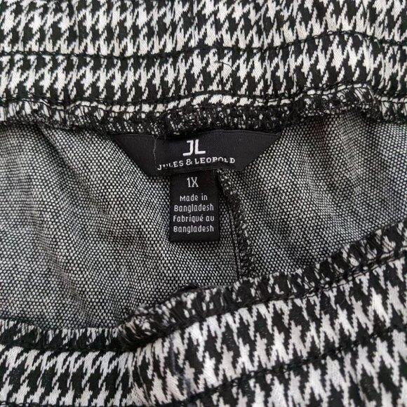 New JULES & LEOPOLD Houndstooth pants 1X @B4 - Picture 4 of 10
